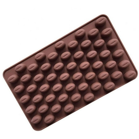 Coffee Beans Chocolate Candy Ice Cube Cake Decoration Silicone Bakeware Mould