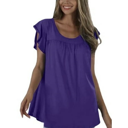 Frontwalk Womens Homewear Tops T-Shirts Summer Short Sleeve Crew Neck Shirts Casual Loungewear Pajama Tee Pullover
Frontwalk Womens Homewear Tops T-Shirts Summer Short Sleeve Crew Neck Shirts Casual Loungewear Pajama Tee Pullover