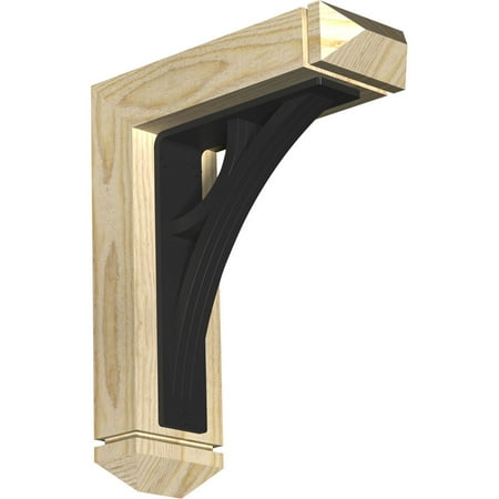 4 W x 11 1/2 D x 14 H Galveston Arts & Crafts Ironcrest Rough Sawn Bracket Douglas Fir (2 W x 7 1/2 D x 10 H Iron Bracket)
4 W x 11 1/2 D x 14 H Galveston Arts & Crafts Ironcrest Rough Sawn Bracket Douglas Fir (2 W x 7 1/2 D x 10 H Iron Bracket)