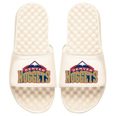 Men s ISlide Cream Denver Nuggets Slide Sandals
