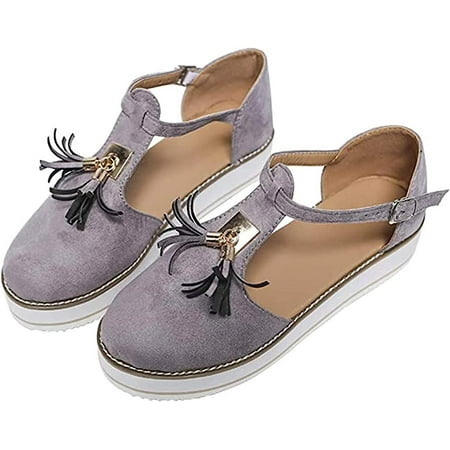 Sandals for Women Wide Width Arch Support Platform & Flat Sandals Shoes Breathable Anti-Slip Casual for Summer Outdoor Gray 40
Sandals for Women Wide Width Arch Support Platform & Flat Sandals Shoes Breathable Anti-Slip Casual for Summer Outdoor Gray 40