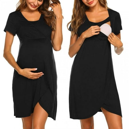 Kiplyki Wholesale Woman Solid Short Sleeve Breast-Feeding Pregnant Maternity Nursing Dress
Kiplyki Wholesale Woman Solid Short Sleeve Breast-Feeding Pregnant Maternity Nursing Dress