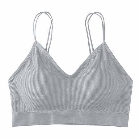 Ruziyoog Cotton Underwear Womens Ruched Sports Bras Padded Workout Tops Medium Support Crop Tops Summer Clearance Gray One Size
Ruziyoog Cotton Underwear Womens Ruched Sports Bras Padded Workout Tops Medium Support Crop Tops Summer Clearance Gray One Size