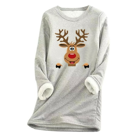 Jacket Womens Fashion Autumn And Winter New Fleece Warm Bottoming Shirt Christmas Printed Female Sweatshirt Fit Bottoming Shirt Womens Scrub Jacket
Jacket Womens Fashion Autumn And Winter New Fleece Warm Bottoming Shirt Christmas Printed Female Sweatshirt Fit Bottoming Shirt Womens Scrub Jacket