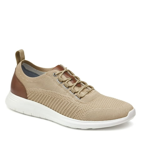 Johnston & Murphy Men s Amherst Knit U-Throat Casual Shoes (Taupe Knit 11.5)
