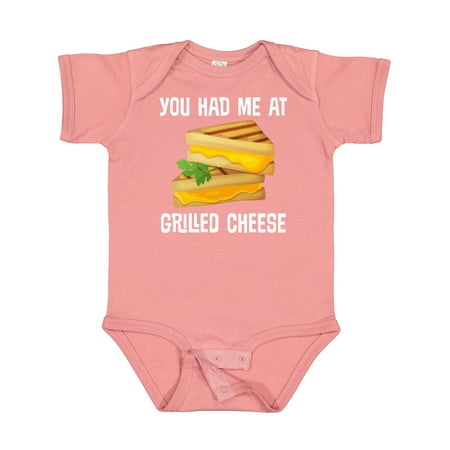 Inktastic You Had Me at Grilled Cheese Sandwich Gift Baby Boy or Baby Girl Bodysuit