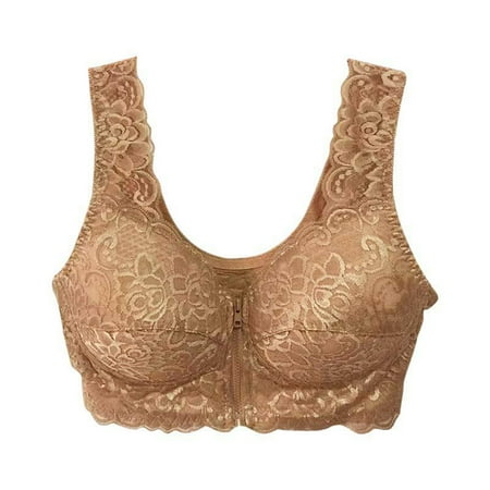 Knosfe Women s Comfort Zipper Bralette Support Bras Front Close Lightly Wireless Bra for Women
Knosfe Women s Comfort Zipper Bralette Support Bras Front Close Lightly Wireless Bra for Women