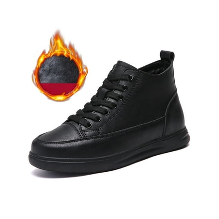 Wazshop Ladies Skate Shoe Plush Lined Sneakers Comfort Flats Round Toe Lace Up Fashion Sneaker Women Casual Shoes Soft Sole Lightweight Black With Lined 7.5
Wazshop Ladies Skate Shoe Plush Lined Sneakers Comfort Flats Round Toe Lace Up Fashion Sneaker Women Casual Shoes Soft Sole Lightweight Black With Lined 7.5