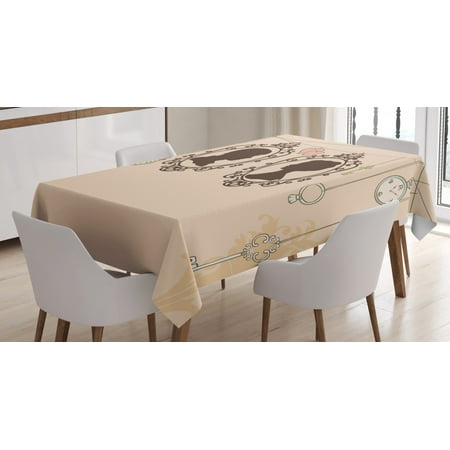 Wedding Decorations Tablecloth Vintage Silhouette Frames Married Couple French Style Design Rectangular Table Cover for Dining Room Kitchen 52 X 70 Inches Light Pink Dark Brown by Ambesonne
Wedding Decorations Tablecloth Vintage Silhouette Frames Married Couple French Style Design Rectangular Table Cover for Dining Room Kitchen 52 X 70 Inches Light Pink Dark Brown by Ambesonne
