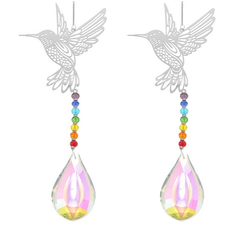Crystal Hanging Ornament Chandelier Hummingbird Window Crystal Pendant Suncatcher Shui Feng Hanging Maker Rainbow
Crystal Hanging Ornament Chandelier Hummingbird Window Crystal Pendant Suncatcher Shui Feng Hanging Maker Rainbow