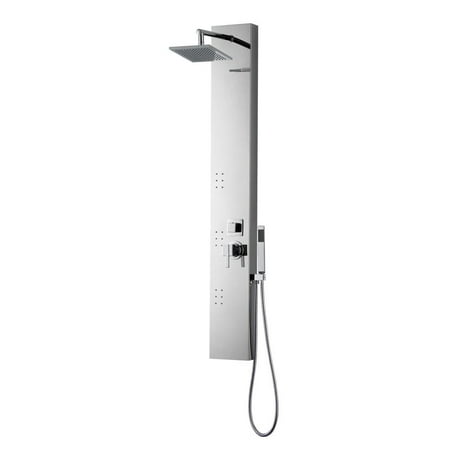 American Imaginations Rectangle Wall Mount CUPC Approved Stainless Steel Shower Panel In Chrome Color
American Imaginations Rectangle Wall Mount CUPC Approved Stainless Steel Shower Panel In Chrome Color