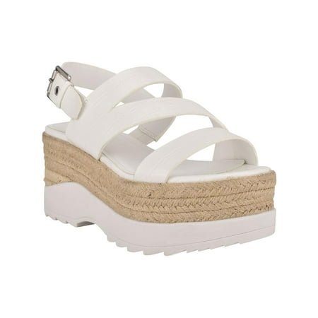Marc Fisher Womens Zakiya 2 Crocodile Print Slingback Espadrilles