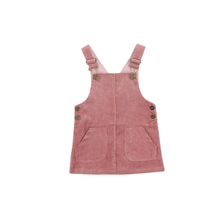 Spring hue Baby Girl s Corduroy Suspenders Skirt Adjustable Straps Short Dress with Pockets
Spring hue Baby Girl s Corduroy Suspenders Skirt Adjustable Straps Short Dress with Pockets