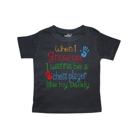 Inktastic Chess player like Daddy Gift Toddler Boy or Toddler Girl T-Shirt
