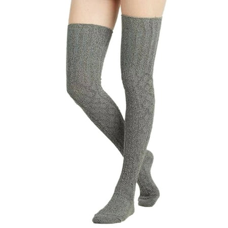 wybzd Womens Thigh High Woolen Socks Knitted Over the Knee Socks Long Knee High Socks for Women Light Gray
wybzd Womens Thigh High Woolen Socks Knitted Over the Knee Socks Long Knee High Socks for Women Light Gray
