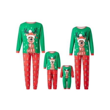 Huakaishijie Christmas Family Matching Pajamas Elk Print Tops and Pants Sleepwear Holiday Pajamas
Huakaishijie Christmas Family Matching Pajamas Elk Print Tops and Pants Sleepwear Holiday Pajamas