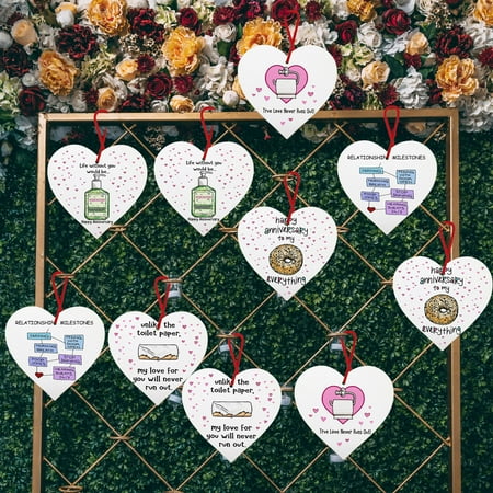 Naughtyhood Christmas Sale 10pc Wooden Valentine s Day Heart-shaped Pendants Gift Red Wine Bottle Hanging Clearance Home Decoration
Naughtyhood Christmas Sale 10pc Wooden Valentine s Day Heart-shaped Pendants Gift Red Wine Bottle Hanging Clearance Home Decoration