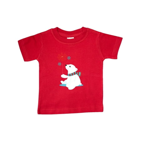 Inktastic Polar Bear With A Scarf White Bear Snowflakes Gift Baby Boy or Baby Girl T-Shirt
Inktastic Polar Bear With A Scarf White Bear Snowflakes Gift Baby Boy or Baby Girl T-Shirt