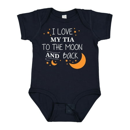 Inktastic I Love My Tia to the Moon and Back Gift Baby Boy or Baby Girl Bodysuit 
Inktastic I Love My Tia to the Moon and Back Gift Baby Boy or Baby Girl Bodysuit