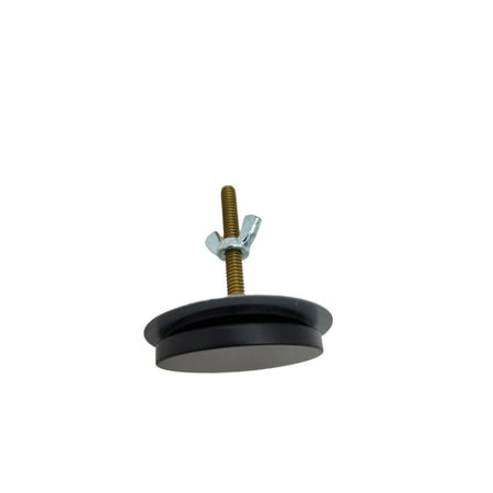 Thrifco Heavy Duty 2 Sink Hole Cover-Matte Black Finish 4405945
