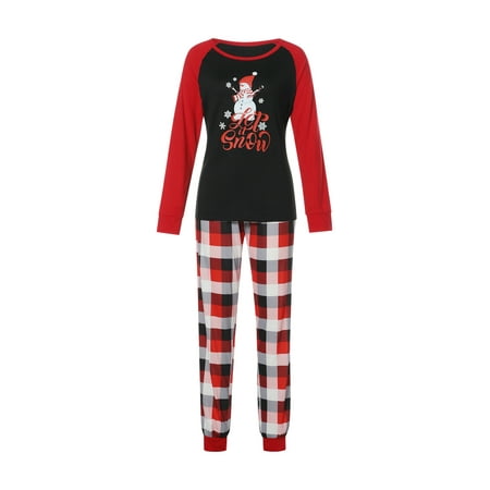 Fanvereka Merry Christmas Christmas Family Matching Pajamas Cartoon Snowman Printed Long-Sleeve Tops with Plaid Pants Set for Adult Kid Baby
Fanvereka Merry Christmas Christmas Family Matching Pajamas Cartoon Snowman Printed Long-Sleeve Tops with Plaid Pants Set for Adult Kid Baby