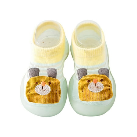 WZHKSN Baby Girls Boys Infant Light Blue Soft Sole Casual Shoes 27