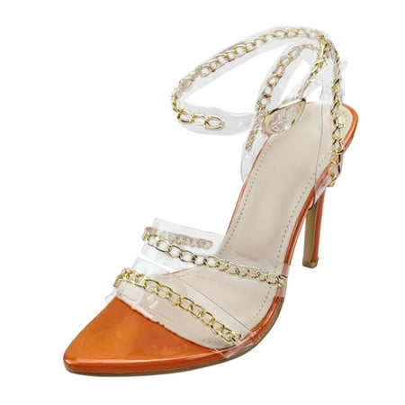 Womens Shoes Summer Transparent Laces Chain Stilettos Heels Exquisite Casual Sandals Open Toe Slide Sandals Comfortable Flats Flip-Flops Sandal Casual Platforms Wedge Sandals Heeled Sandals A222
Womens Shoes Summer Transparent Laces Chain Stilettos Heels Exquisite Casual Sandals Open Toe Slide Sandals Comfortable Flats Flip-Flops Sandal Casual Platforms Wedge Sandals Heeled Sandals A222