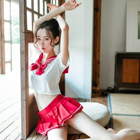 Cathalem Lingerie And for Women Shirt+Mini Women Student Sailor Skirt Printed Set Pants Lingerie for Women Underwear Red One Size
Cathalem Lingerie And for Women Shirt+Mini Women Student Sailor Skirt Printed Set Pants Lingerie for Women Underwear Red One Size