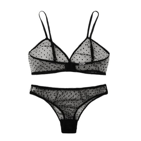 Zerlibeaful Lingerie for Women New Underwire Bra Panty Thong Underwear Set Black S-2XL
Zerlibeaful Lingerie for Women New Underwire Bra Panty Thong Underwear Set Black S-2XL