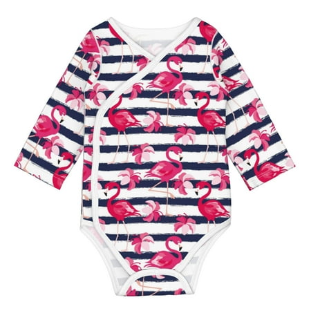 Matuu Flamingos for Baby Long-Sleeve Bodysuit Soft Cotton Comfortable and Breathable Perfect for Newborns and Infants
Matuu Flamingos for Baby Long-Sleeve Bodysuit Soft Cotton Comfortable and Breathable Perfect for Newborns and Infants