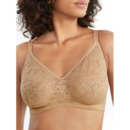 TC Fine Intimates Womens Shape of U Seamless Lace Bra Style-4801