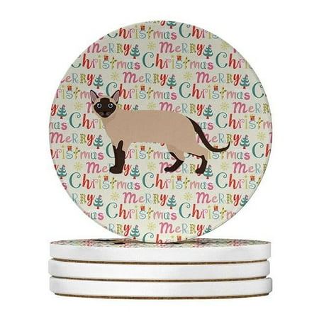 Carolines Treasures 4 x 4 in. Unisex Tonkinese Cat Christmas Large Sandstone Coasters - Pack of 4
Carolines Treasures 4 x 4 in. Unisex Tonkinese Cat Christmas Large Sandstone Coasters - Pack of 4