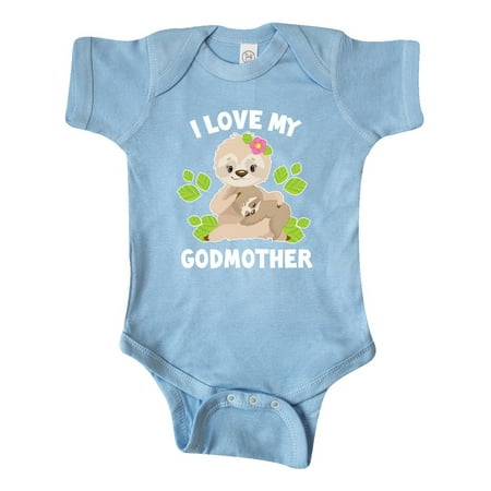 Inktastic Cute Sloth I Love My Godmother with Green Leaves Gift Baby Boy or Baby Girl Bodysuit
Inktastic Cute Sloth I Love My Godmother with Green Leaves Gift Baby Boy or Baby Girl Bodysuit