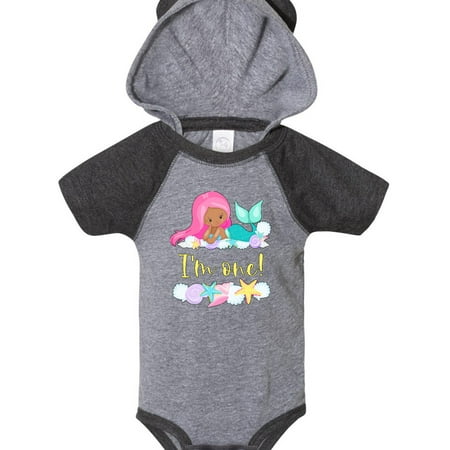 Inktastic I m 1 Mermaid with Pink Hair and Shells Gift Baby Boy or Baby Girl Bodysuit
Inktastic I m 1 Mermaid with Pink Hair and Shells Gift Baby Boy or Baby Girl Bodysuit