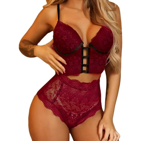 DanceeMangoos Women Sexy Lingerie Set Female Lace Bra and High-Waisted Panty Set 2 Piece Outfits Set
DanceeMangoos Women Sexy Lingerie Set Female Lace Bra and High-Waisted Panty Set 2 Piece Outfits Set