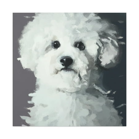 Bichon Frise Reflection - Canvas