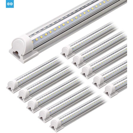 LED Shop Light 4FT 40W 5000LM 5000K Daylight White V Shape Clear Cover Hight Output Linkable Shop Lights T8 LED Tube Lights LED Garage Light 4 Foot with Plug (Pack of 10)
LED Shop Light 4FT 40W 5000LM 5000K Daylight White V Shape Clear Cover Hight Output Linkable Shop Lights T8 LED Tube Lights LED Garage Light 4 Foot with Plug (Pack of 10)