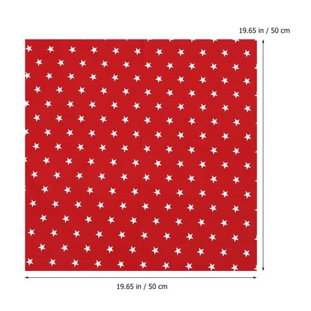 NICEXMAS 6pcs Independence Day Fabric Sheets Star Flag Pattern Printed Fabric Bundle
NICEXMAS 6pcs Independence Day Fabric Sheets Star Flag Pattern Printed Fabric Bundle