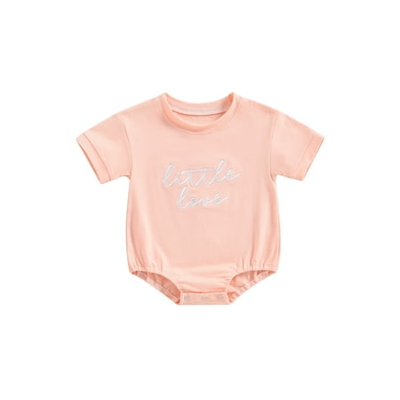 ELF Baby Boys Girls Summer Romper Cotton Short Sleeve Letter Embroidery Bodysuit 0-18M
ELF Baby Boys Girls Summer Romper Cotton Short Sleeve Letter Embroidery Bodysuit 0-18M