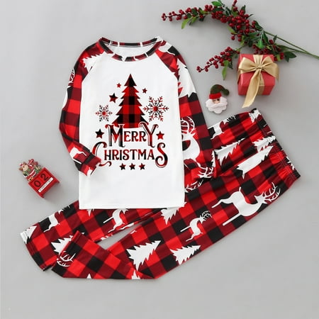 MRULIC Matching Family Christmas Pajamas Set Children Kids Print Blouse Tops And Pants Family Pajamas Loungewear Sleepwear Red + 6-7Year
MRULIC Matching Family Christmas Pajamas Set Children Kids Print Blouse Tops And Pants Family Pajamas Loungewear Sleepwear Red + 6-7Year