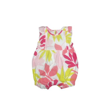 Baby Girls One Piece Flutter Sleeve Romper Outfit