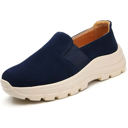 Women s Platform Slip-On Loafers Fashion Casual Walking Shoe Comfortable Soft Suede Non-Slip Sneakers Heightening Shoes for Women
Women s Platform Slip-On Loafers Fashion Casual Walking Shoe Comfortable Soft Suede Non-Slip Sneakers Heightening Shoes for Women