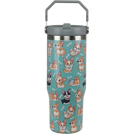 Corgi Gifts for Women 30 oz Corgi Tumbler with Handle Corgi Cup Insulated Tumblers with Flip Straw and Top Handle Stainless Steel 30 oz Coffee Mug
Corgi Gifts for Women 30 oz Corgi Tumbler with Handle Corgi Cup Insulated Tumblers with Flip Straw and Top Handle Stainless Steel 30 oz Coffee Mug