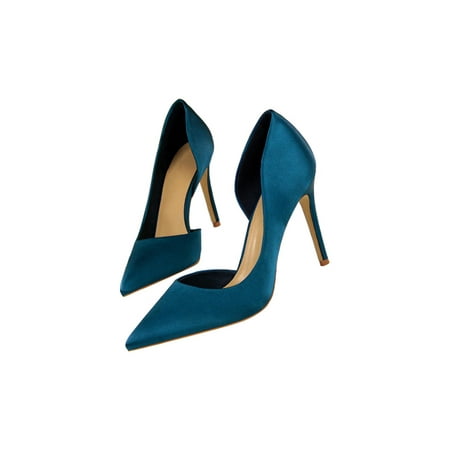 Rockomi Womens Heeled Sandals Stiletto Pumps Pointy Toe Dress Shoes Ladies Fashion Comfort Pump Shoe Lightweight Sexy High Heels Blue 4.5
Rockomi Womens Heeled Sandals Stiletto Pumps Pointy Toe Dress Shoes Ladies Fashion Comfort Pump Shoe Lightweight Sexy High Heels Blue 4.5