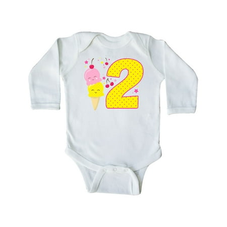 Inktastic Ice Cream second birthday pink Gift Baby Boy or Baby Girl Long Sleeve Bodysuit
Inktastic Ice Cream second birthday pink Gift Baby Boy or Baby Girl Long Sleeve Bodysuit