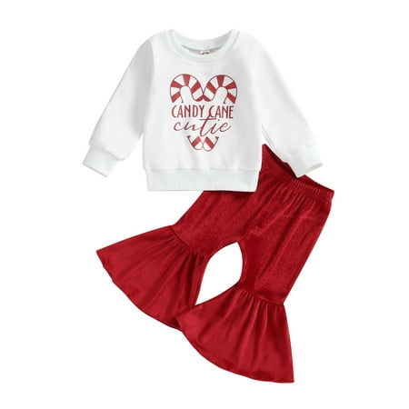 Qtinghua Toddler Baby Girls Christmas Outfits Letter Print Long Sleeve Sweatshirt and Flared Pants Clothes White 2-3 Years
Qtinghua Toddler Baby Girls Christmas Outfits Letter Print Long Sleeve Sweatshirt and Flared Pants Clothes White 2-3 Years