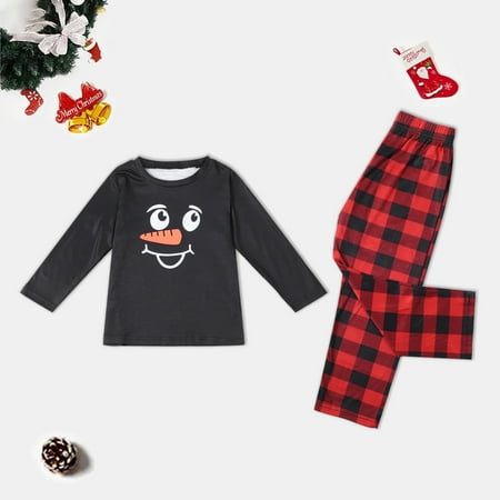 ERTUTUYI Matching Family Pajamas Sets Christmas Family Smile Print Top And Pants Sleepwear For Kids Black 6T
ERTUTUYI Matching Family Pajamas Sets Christmas Family Smile Print Top And Pants Sleepwear For Kids Black 6T