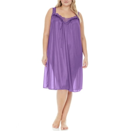EZI Nightgowns for Women - Soft & Breathable Satin Night Gowns for Adult Women - Medium to Plus Size Womens Sleep Shirts - Knee-Length Nightgown
EZI Nightgowns for Women - Soft & Breathable Satin Night Gowns for Adult Women - Medium to Plus Size Womens Sleep Shirts - Knee-Length Nightgown