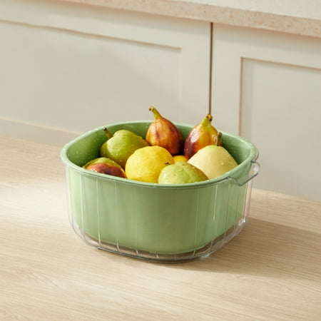 Kitchen Supplies on Sale!Kitchen Supplies Washing Basket Double Layer Basket