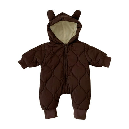 Cute Toddler Baby Romper Newborn Infant Baby Unisex Cotton Solid Autumn Warm Thick Long Sleeve Hooded Romper Jumpsuit Padded Clothes
Cute Toddler Baby Romper Newborn Infant Baby Unisex Cotton Solid Autumn Warm Thick Long Sleeve Hooded Romper Jumpsuit Padded Clothes
